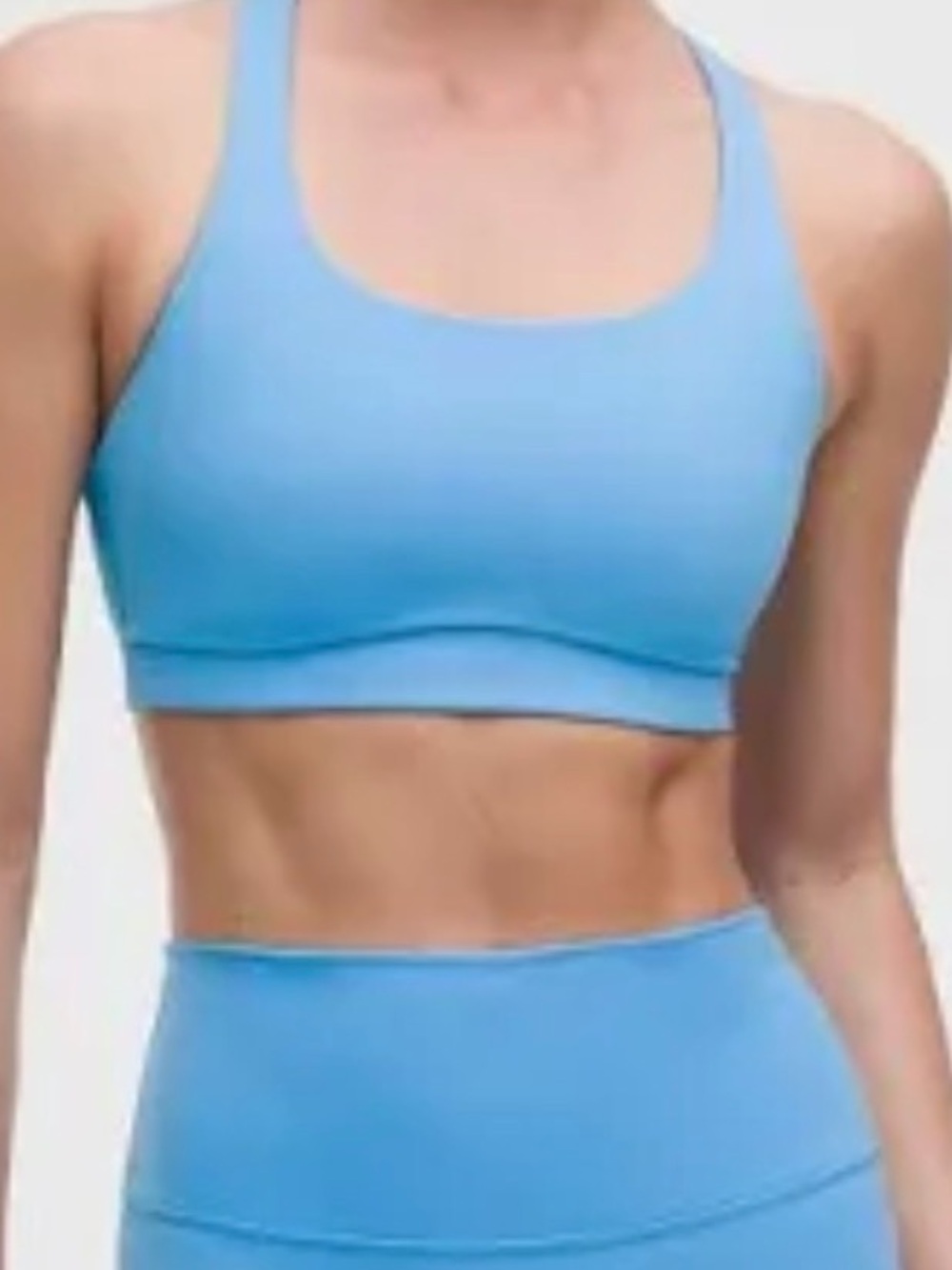 Lululemon Free To Be Zen Bra Size 6 Blue